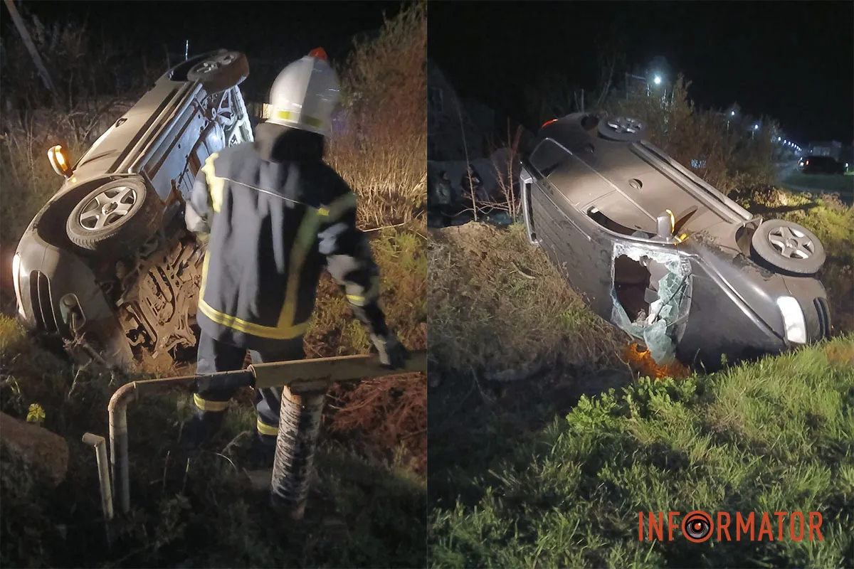 Потрощений автобус та перекинуті авто: неподалік від Дніпра сталися 2 серйозні ДТП 3