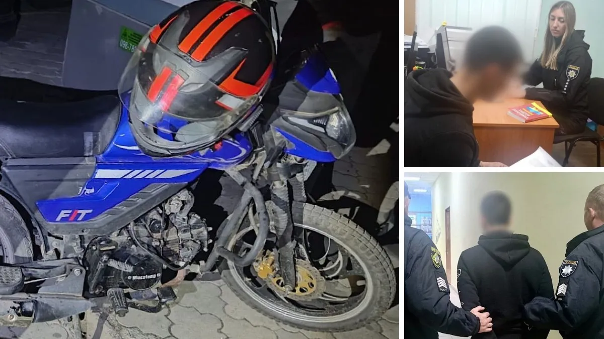 У Дніпрі біля вокзалу 22-річний чоловік намагався вкрасти мотоцикл