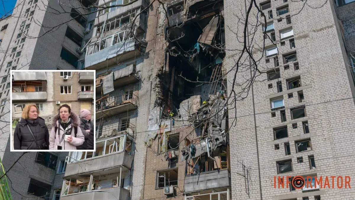 "Люди обурені та не розуміють, що робити далі": що розповіли мешканці будинку, який був пошкоджений внаслідок ворожої атаки у Дніпрі
