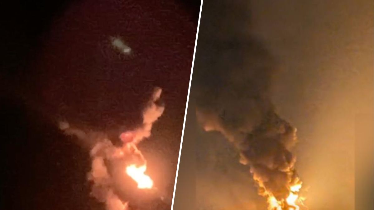 Ворог атакував Дніпро дронами: почалася масштабна пожежа, вогонь видно з усіх куточків міста