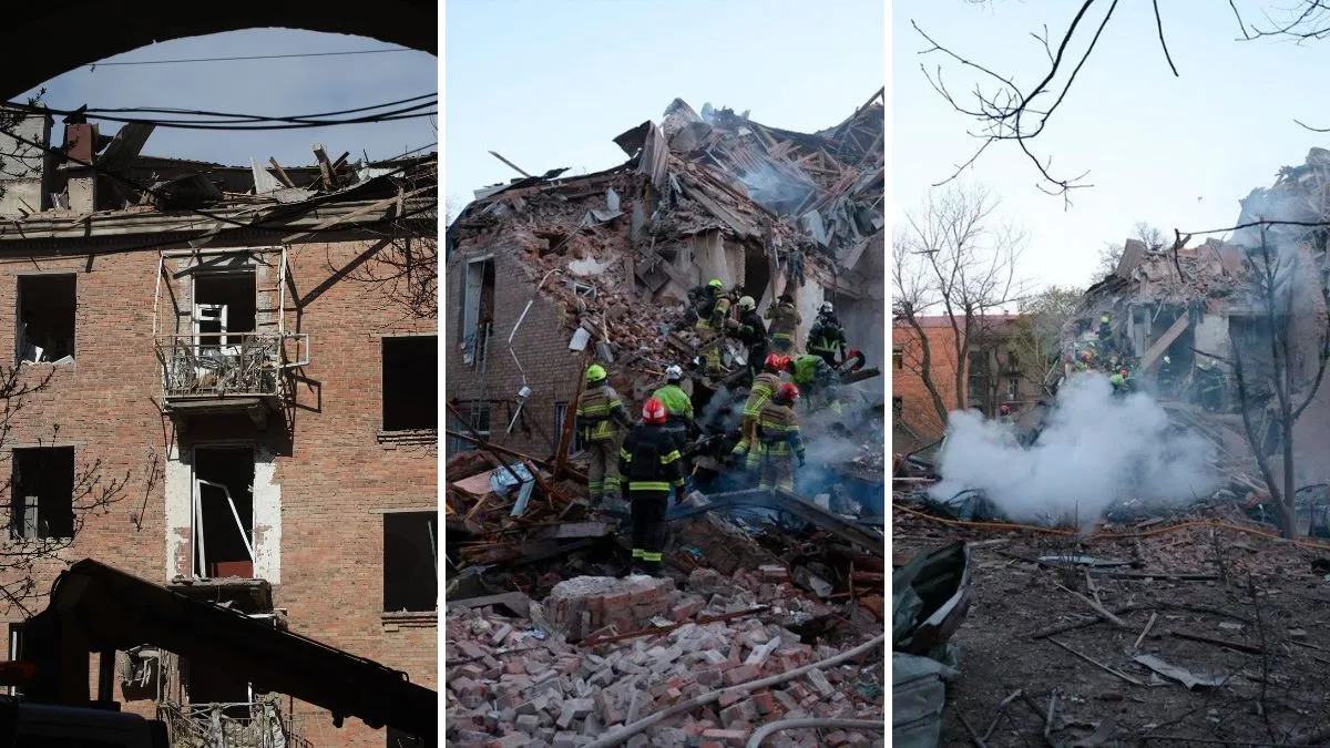 Массированная атака по Днепру в ночь на 25 апреля: из-под завалов дома достали тело третьей жертвы врага