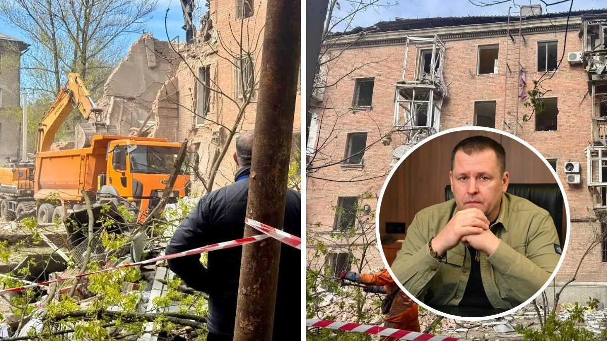"Подекуди зруйновані й цілі поверхи": Борис Філатов розповів про наслідки тривалої ворожої атаки на Дніпро