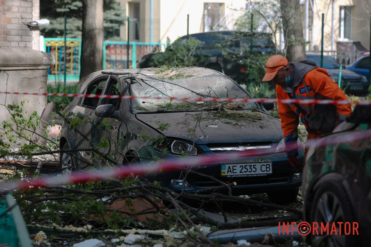 Комбінована атака на Дніпро 25 квітня: фото з місць атак 83