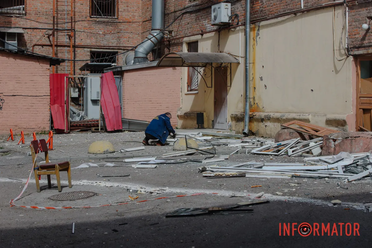 Комбінована атака на Дніпро 25 квітня: фото з місць атак 25