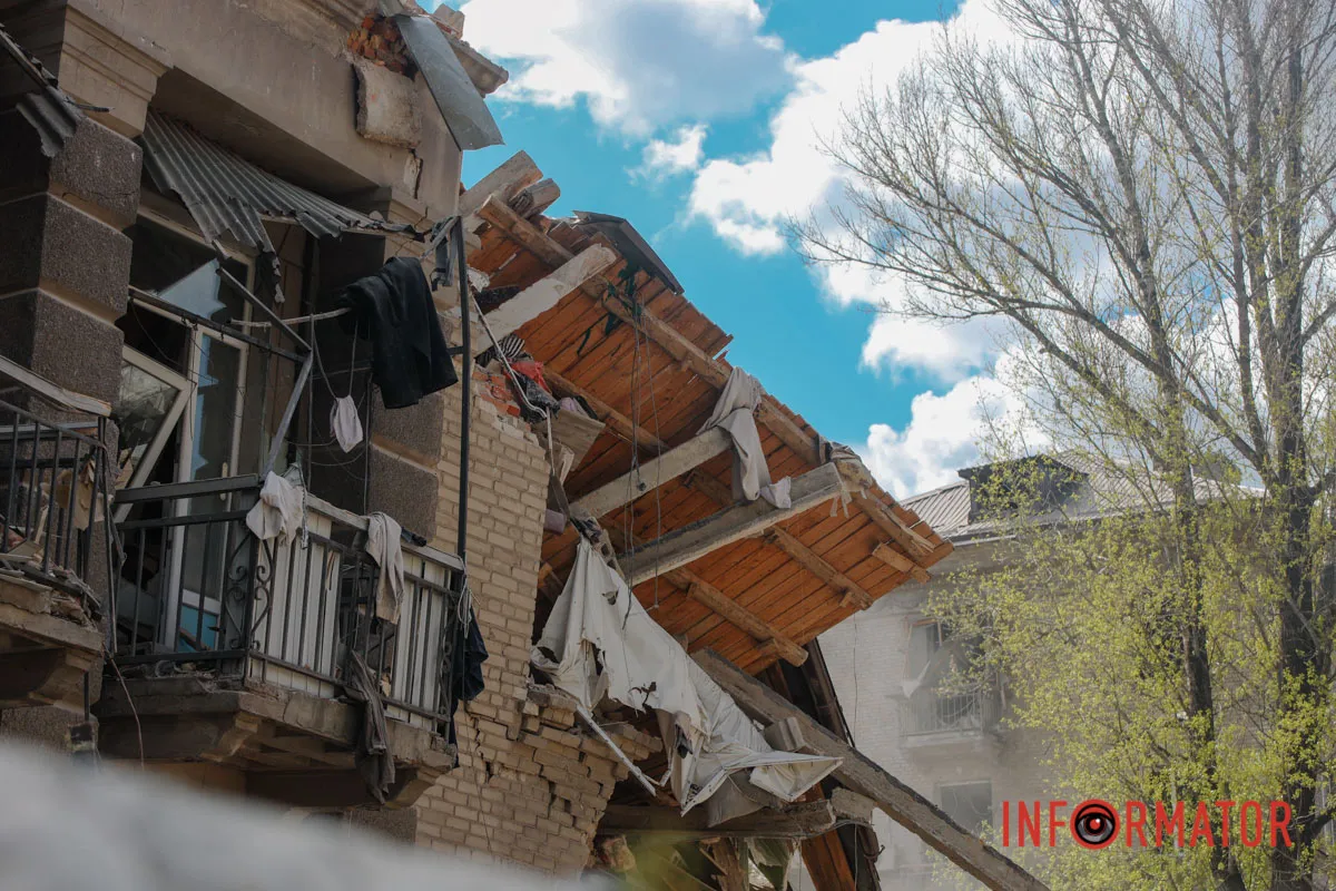 Комбінована атака на Дніпро 25 квітня: фото з місць атак 6