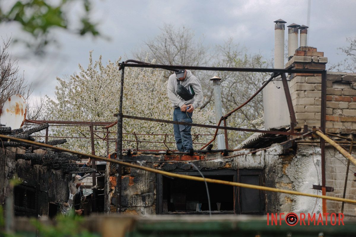 Також команда Інформатора побувала на місці удару і зафіксували наслідки у приватному секторі