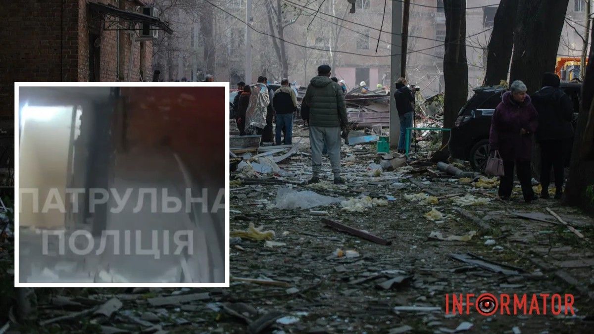 “Ракети на місто, виводьте людей”: поліцейські показали перші хвилини після удару по Дніпру