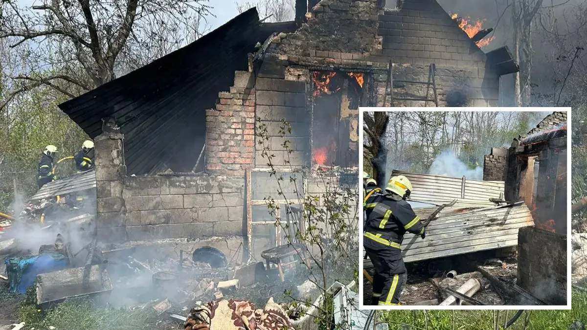 У Дніпрі на вулиці Старий Шлях горів дачний будинок