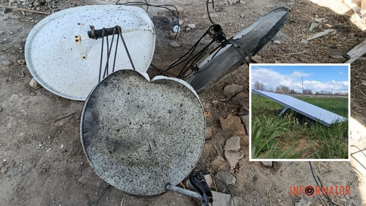 У Нікополі росіяни почали бити дронами по супутникових антенах: під загрозою термінали Starlink