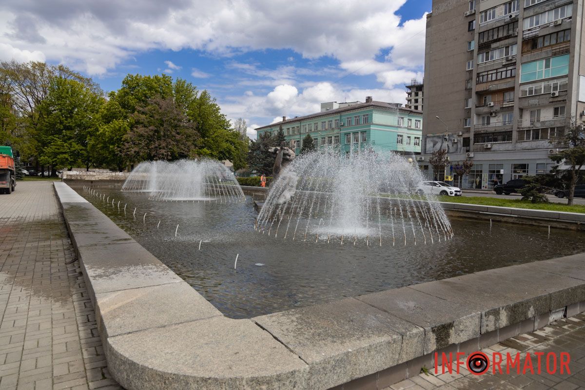 Фонтаны в Днепре уже работают, но есть нюанс: список локаций 50