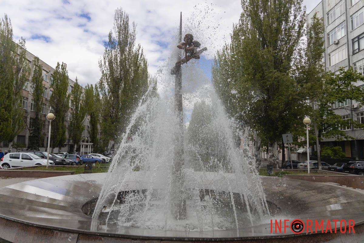 Фонтаны в Днепре уже работают, но есть нюанс: список локаций 56