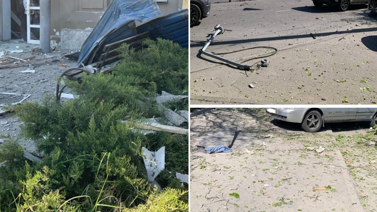 Вибухи в Дніпрі: пошкоджені будівля та автівки, на дорозі уламки та обірвані дроти – ЗМІ