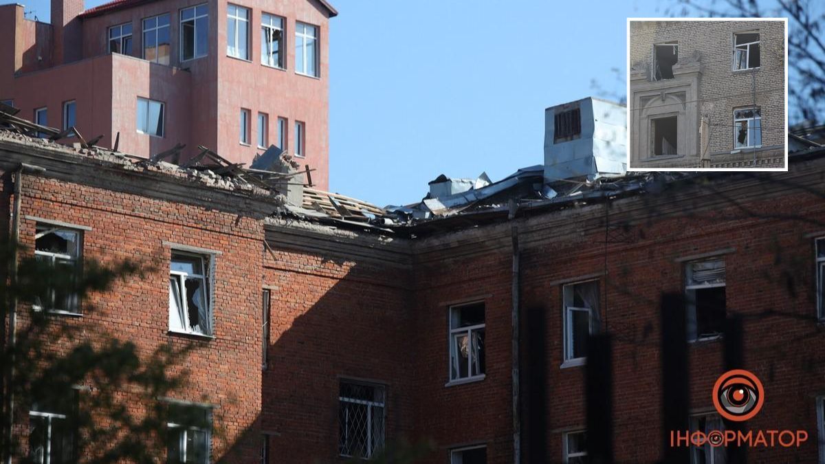 Зруйнований дах, вибиті вікна та понівечені автівки: що відбувається на місці ворожої атаки у Дніпрі 3 травня