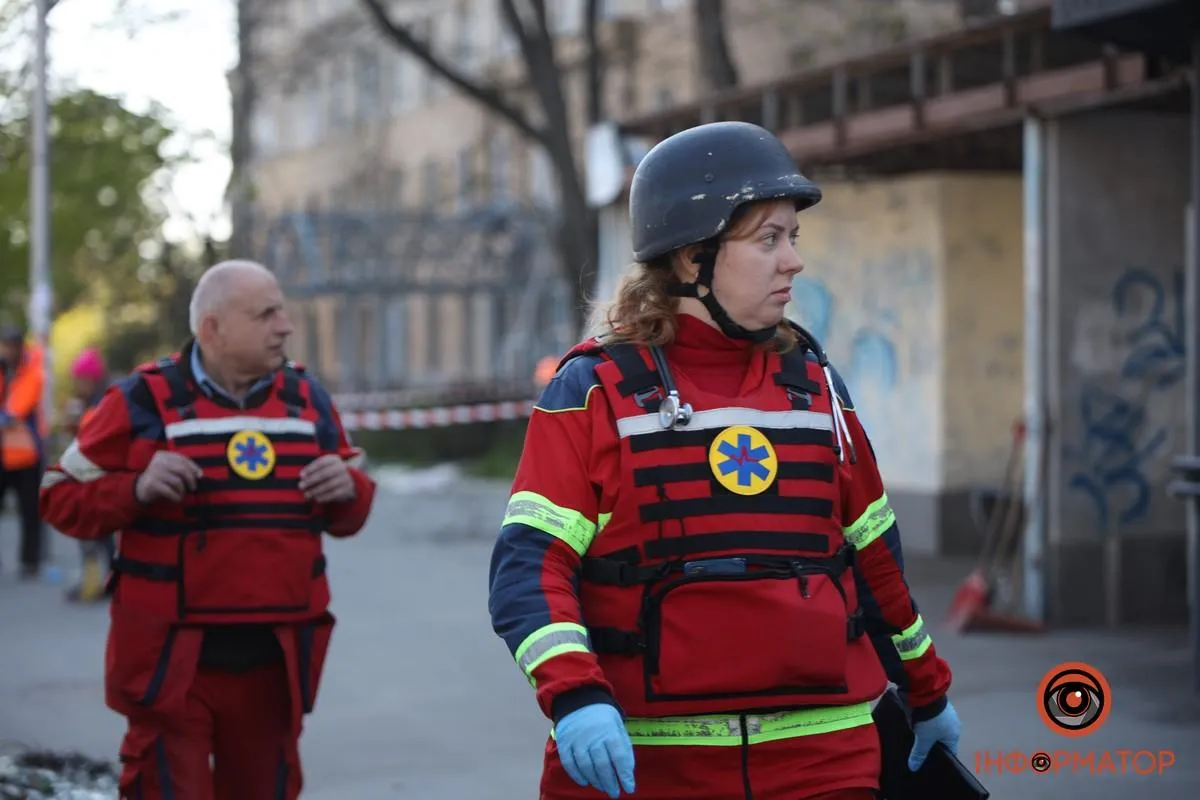 Медики Дніпра на місці трагедії