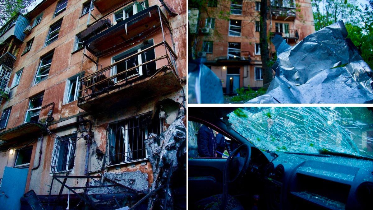 Уночі ворог вдарив по Дніпру: пошкоджені багатоквартирні будинки, серед постраждалих – вагітна жінка