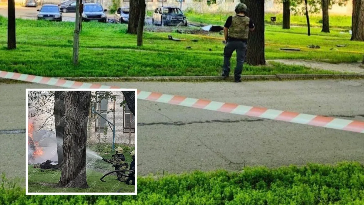 У Дніпрі в результаті вибуху автівки на території ДІІТу постраждали двоє чоловіків: дані від поліції