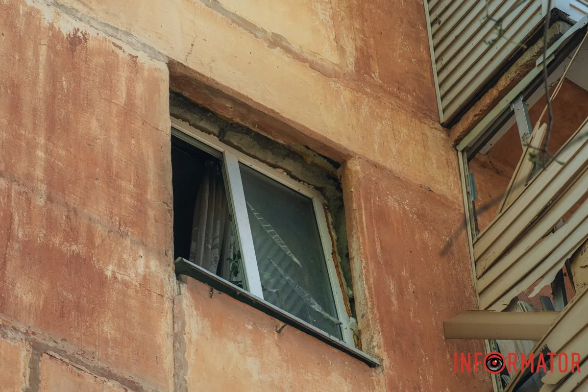 Вікна після нічного обстрілу