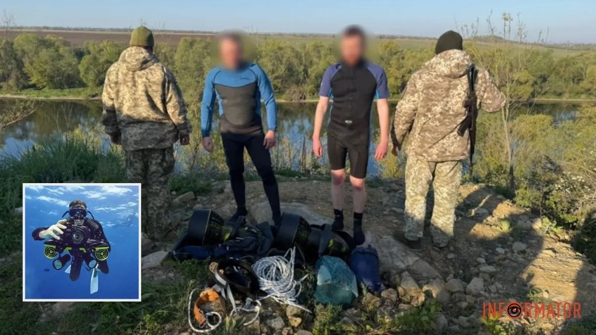 Невдала втеча через Дністер у гідрокостюмах із підводними скутерами: на кордоні затримали чоловіка з Дніпропетровської області
