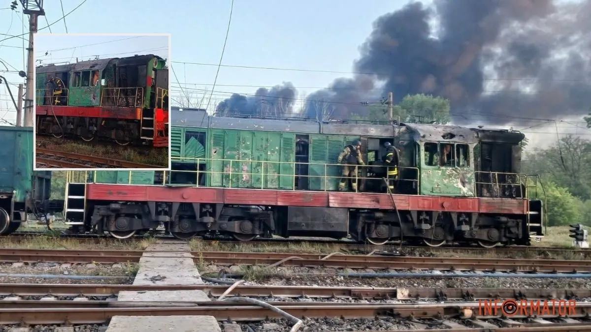 Уламки травмували машиніста: росія атакувала залізницю у Дніпропетровській області