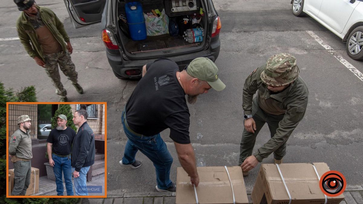 Боронять на найгарячіших напрямках: у Кам'янському бійці підрозділу НРК отримали два генератори