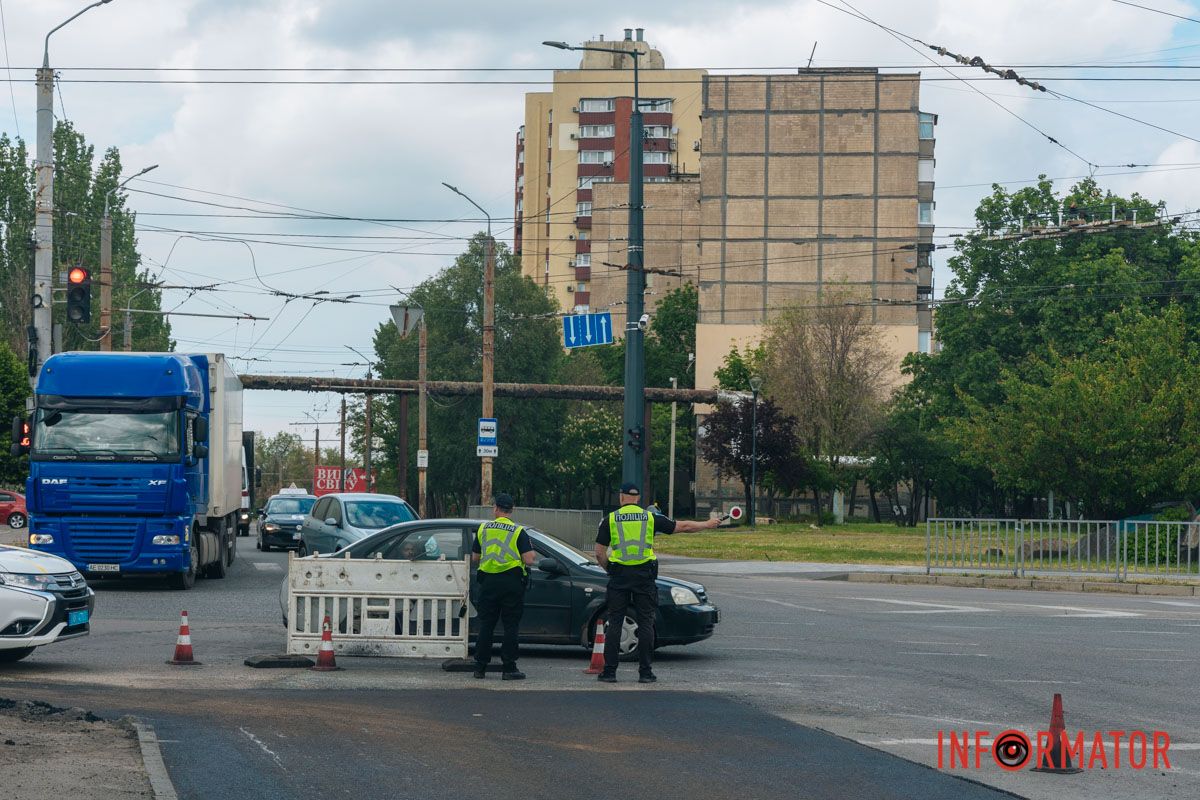 затори на перехресті Калинової та Янтарної