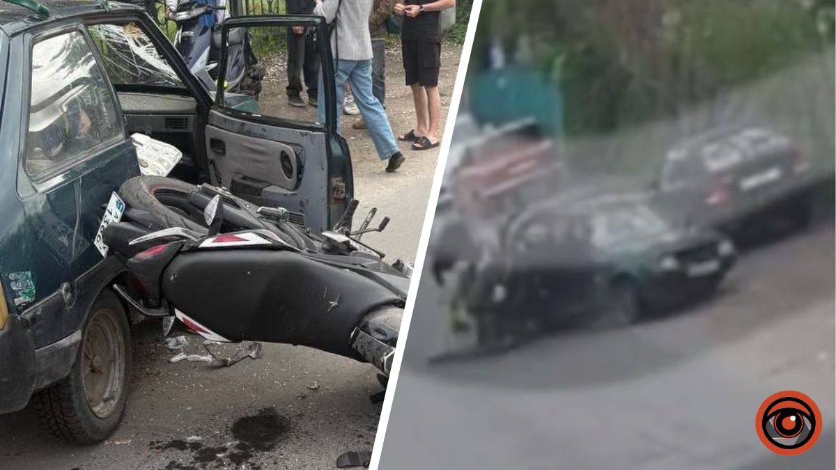 У Дніпрі від зіткнення з «Таврією» на Передовій постраждав 17-річний мотоцикліст: деталі від поліції