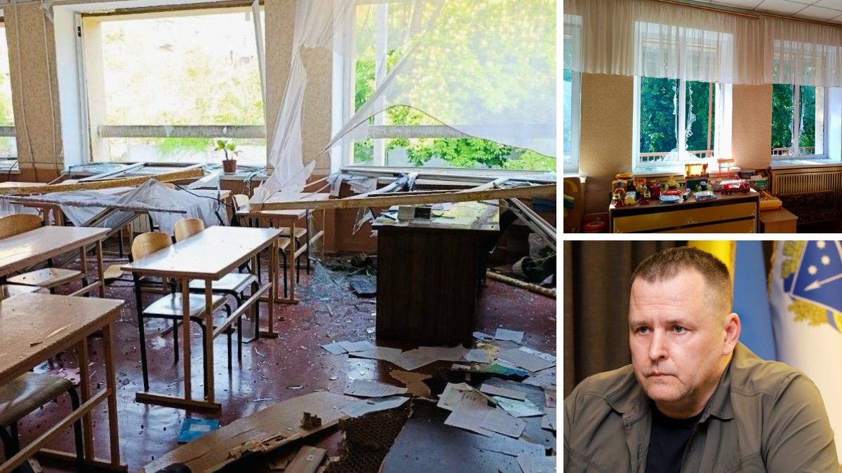 Філатов розповів, як працюватимуть школи та дитсадки, які були пошкоджені в результаті ворожої атаки по Дніпру