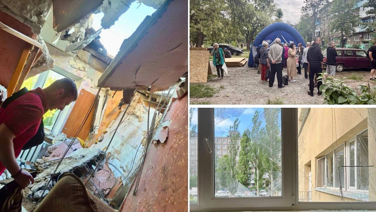 Ранковий удар по Дніпру: пошкоджені будинки та дитячі садочки, вибиті декілька сотень вікон
