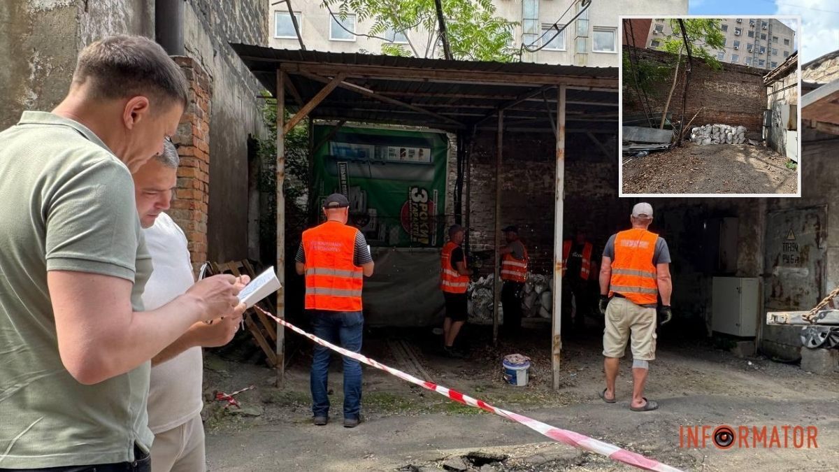 “Питання не лише благоустрою, а й безпеки”: у центрі Дніпра знесли незаконно встановлений навіс