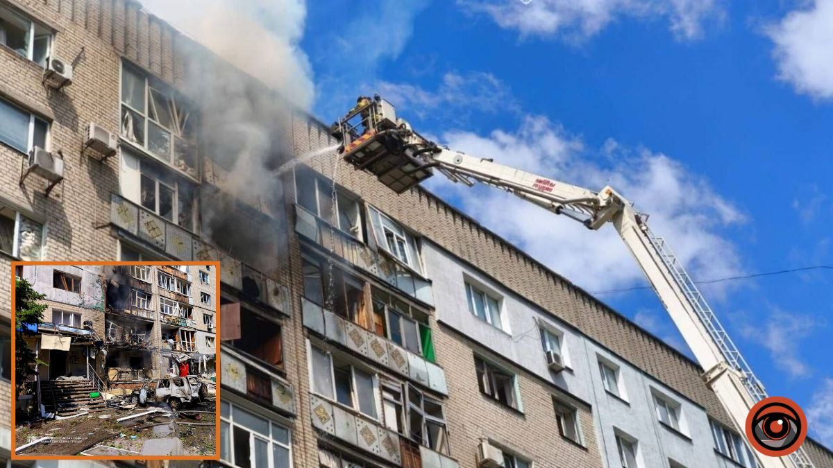 Понівечена ворогом багатоповерхівка у Павлограді: 5 постраждалих, серед них – 6-річна дитина