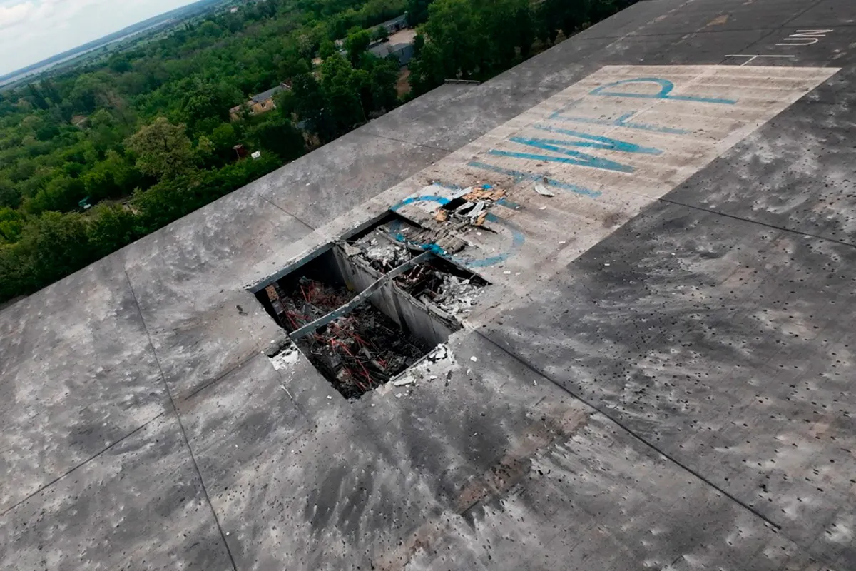 25 травня ворог вдарив балістичною ракетою “Іскандер” по складу, який використовували для гуманітарних операцій ООН