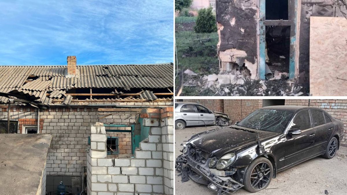 Пошкоджені будинки, підприємство та авто: ворог близько 10 разів атакував Дніпропетровську область