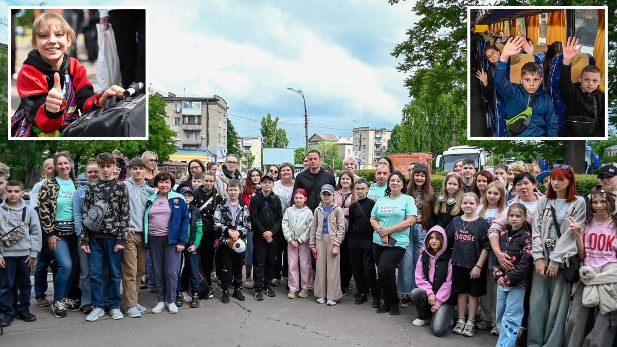 Перша група дітей з Кам’янського відправилася на відпочинок до Карпат в рамках оздоровчої кампанії