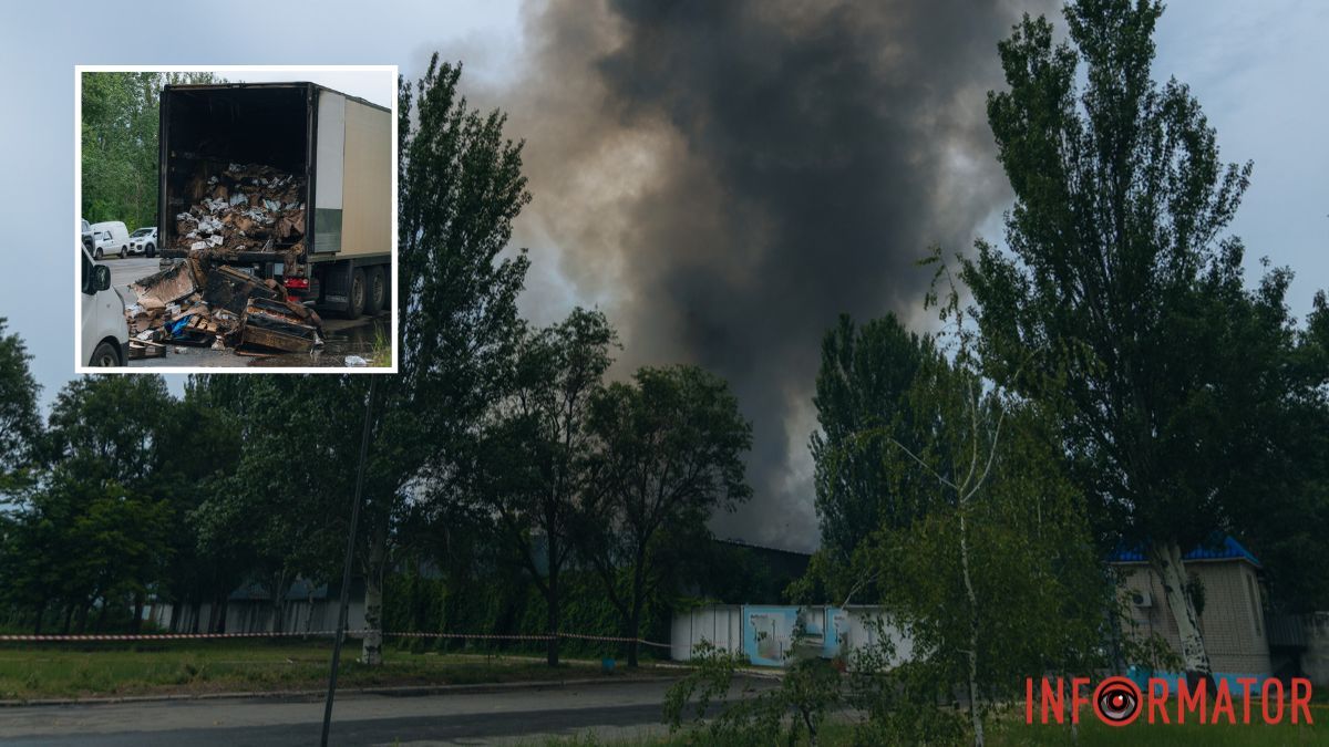 Масштабна пожежа, чорний дим та знищені посилки: як виглядає місце удару по відділенню «Нової пошти» у Дніпрі