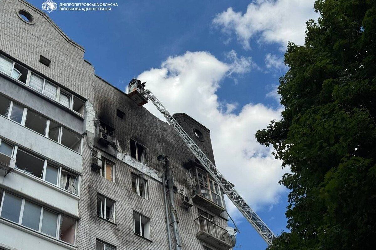 Последствия попадания вражеского БпЛА Последствия попадания вражеского БпЛА