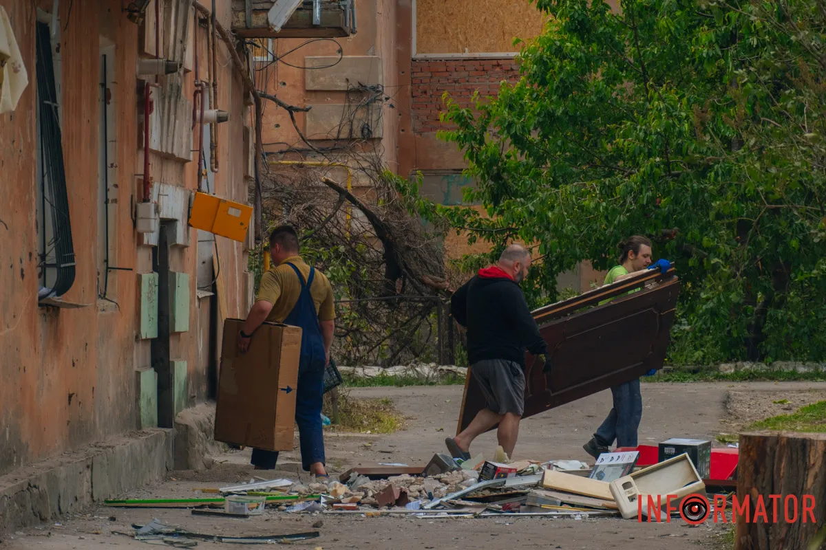 Інформатор зафіксував, що відбувається на місці влучання.