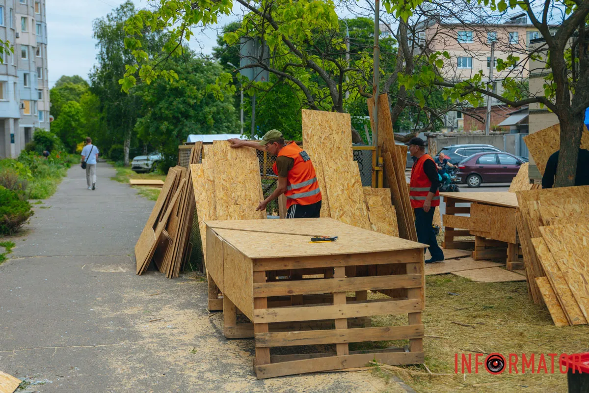 На місці видають OSB-плити