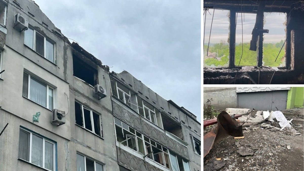 Кімната вигоріла вщент: як виглядає будинок у Павлограді, в який влучив ворожий безпілотник
