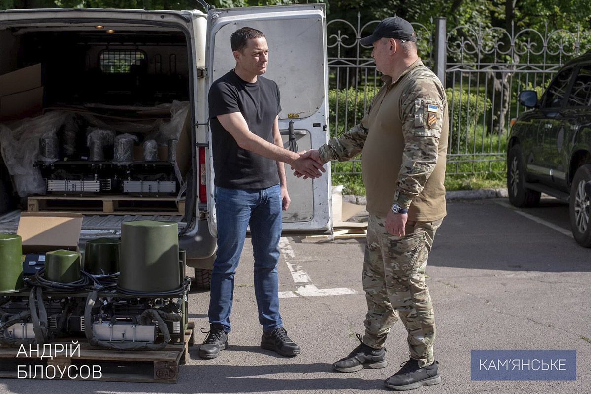 Кам’янське передало бійцям 3-го армійського корпусу сучасні комплекси РЕБ 3