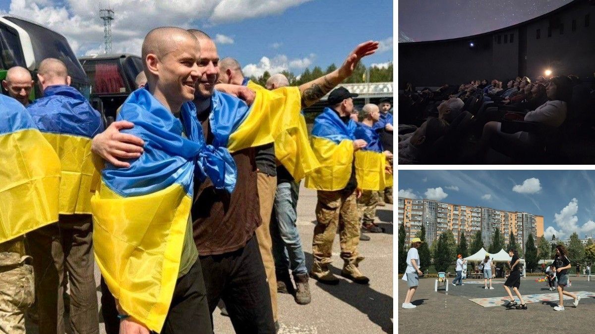 Повернення Захисників з полону, початок літнього сезону у планетарії та дитяче свято: топ добрих новин тижня