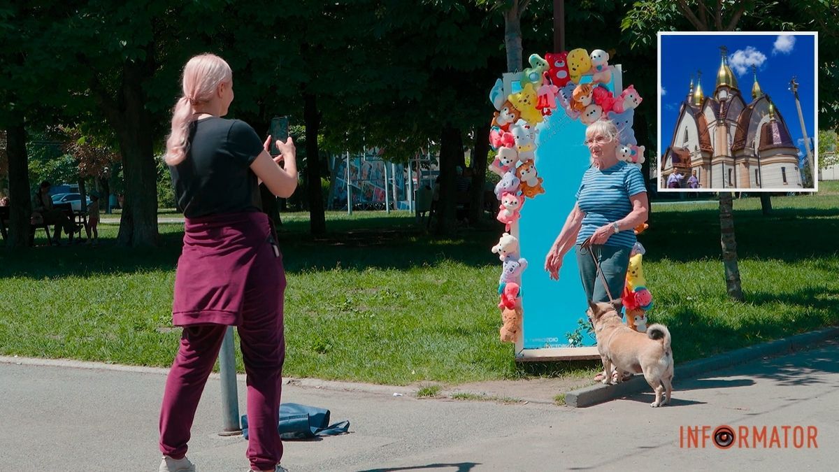 Сонце, прогулянки та родинний відпочинок: яка атмосфера панує у сквері Усачова у Дніпрі та що стало з селфі-дзеркалом