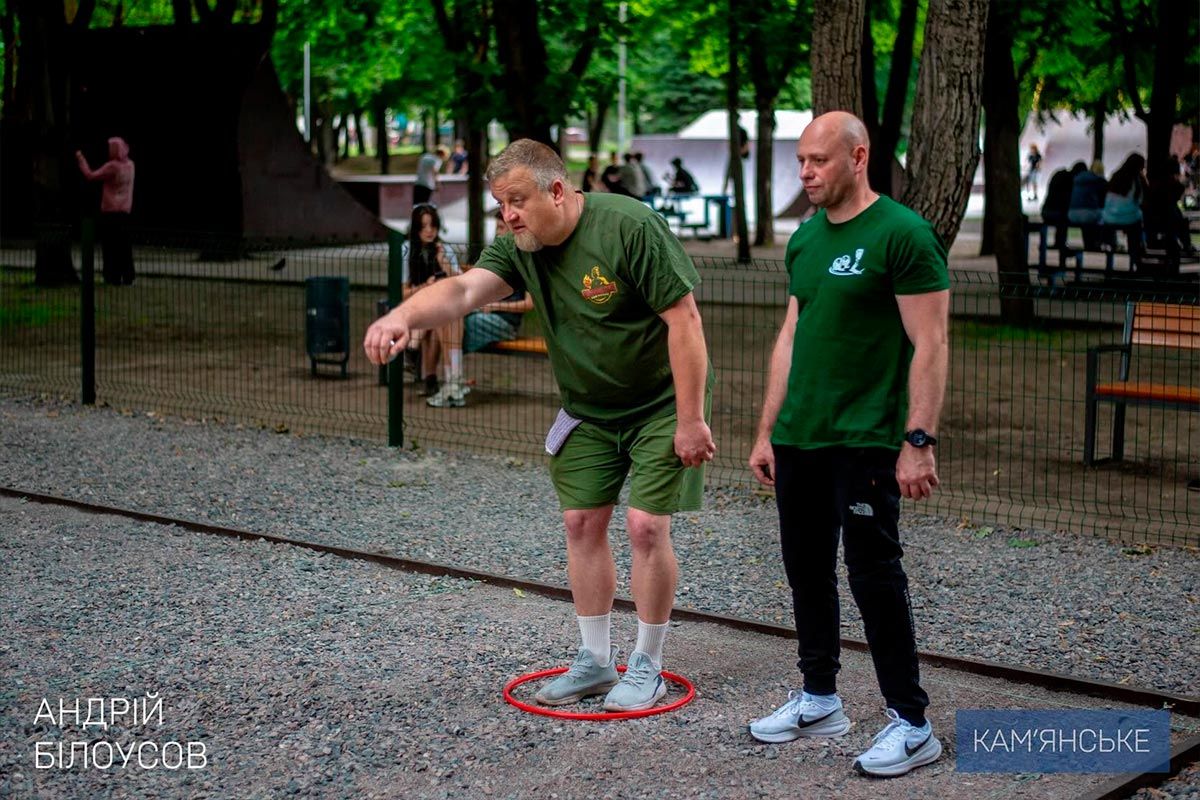 Проєкт реалізували у відповідь на звернення ветеранів громади У Кам’янському відкрили новий майданчик для гри в петанк 2