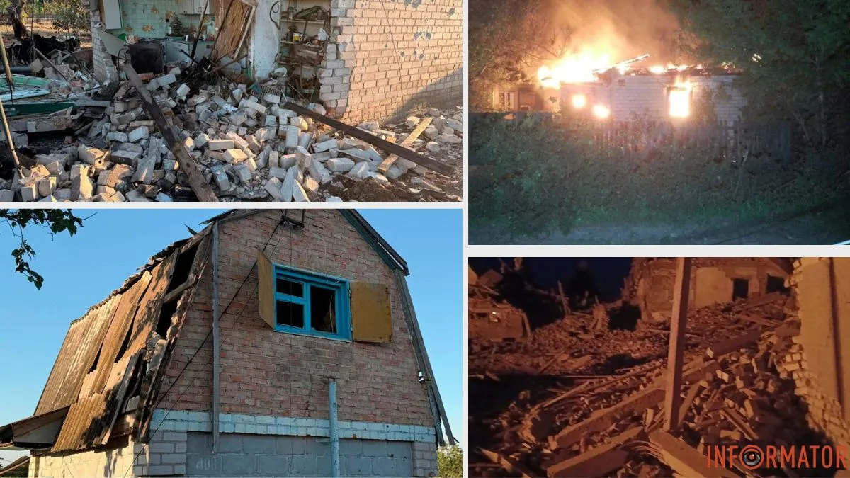 Дев'ятеро людей дістали поранень: понад 20 разів росіяни атакували три райони Дніпропетровської області