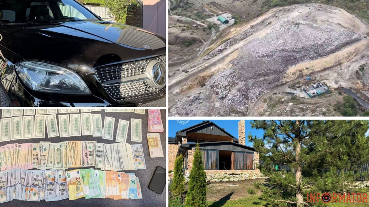 Будинки, елітні авто та "кеш" у валюті: в Дніпрі шість посадовців міськради під час повномасштабної війни розікрали 15 мільйонів на смітті