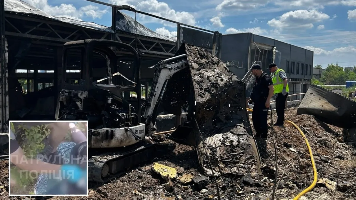 "Всі в укриття": поліцейські показали відео перших хвилин після ракетного удару по Кривому Рогу