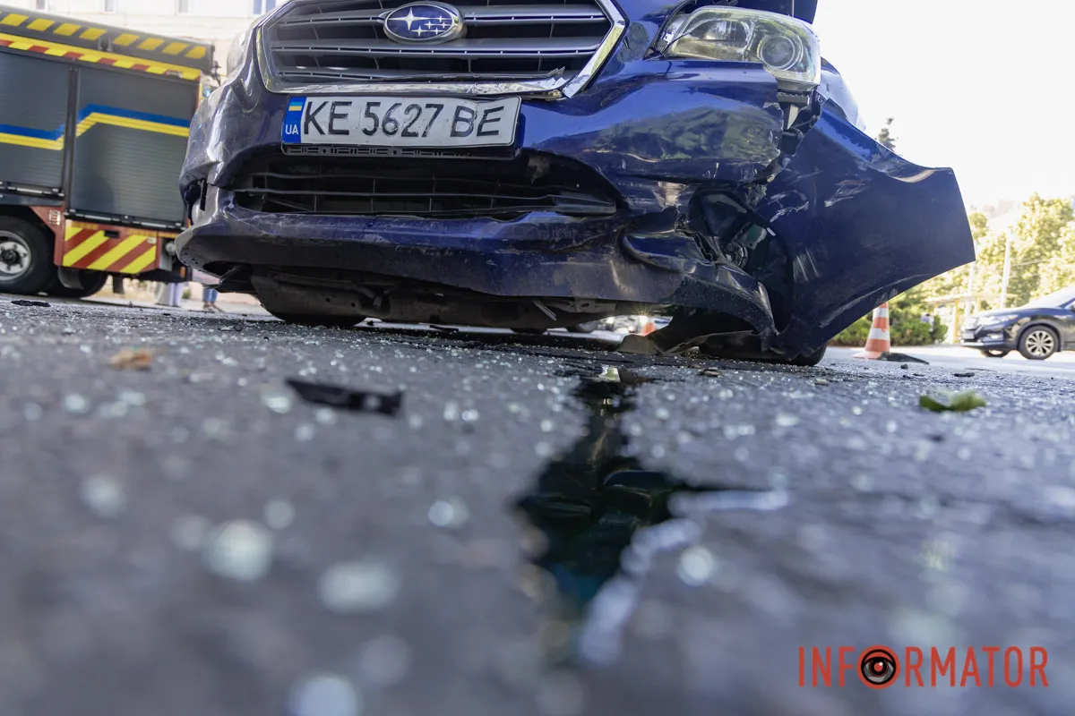 Daewoo ехал со стороны Сечевых Стрельцов