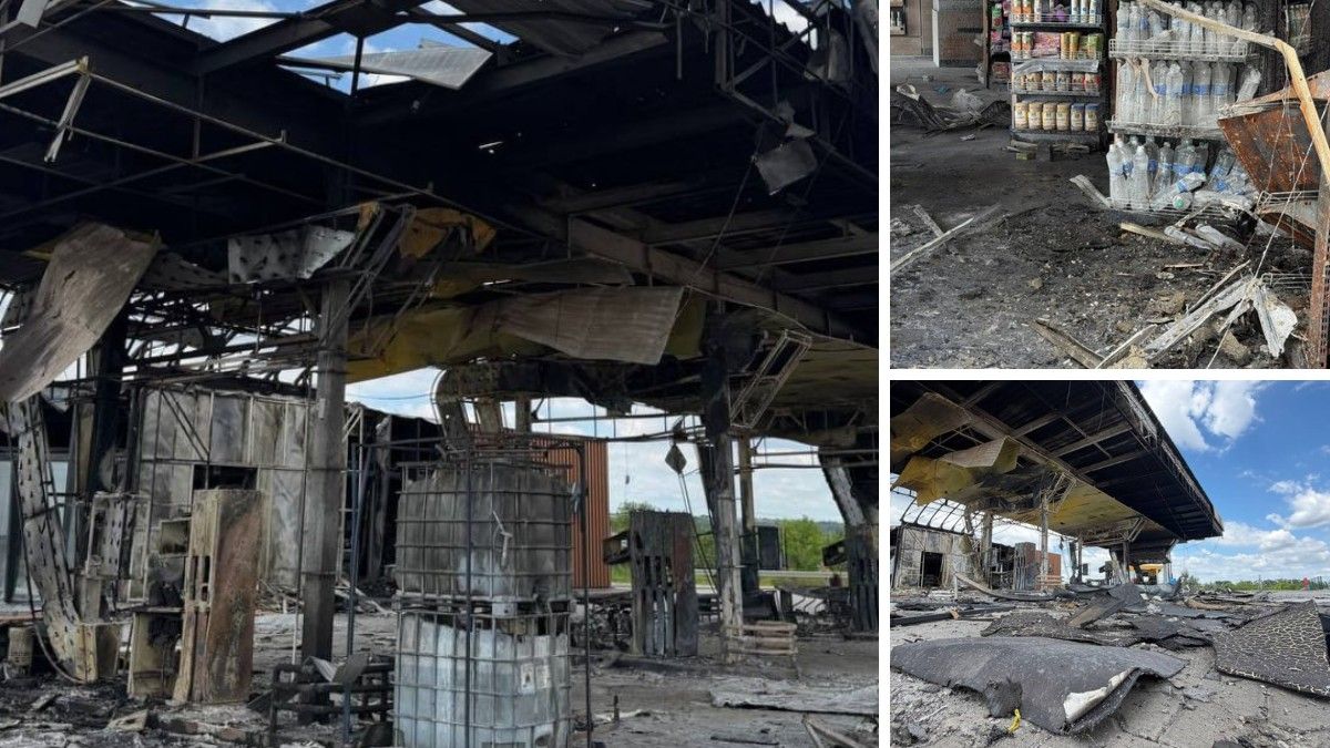 Як виглядає АЗС у Дніпровському районі, по якій вдарив ворог