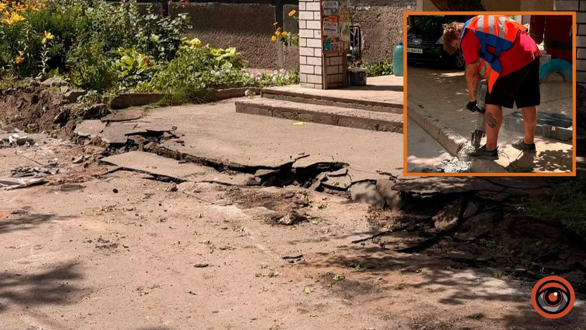 На звернення мешканців: у Дніпрі на лівому березі почали ремонт внутрішньоквартальних доріг