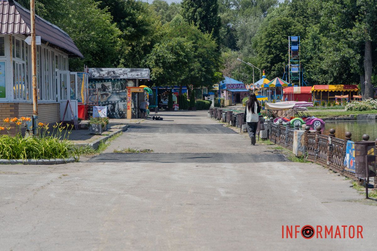 Стає безпечніше: у парку Глоби у Дніпрі ремонтують асфальтове покриття 15
