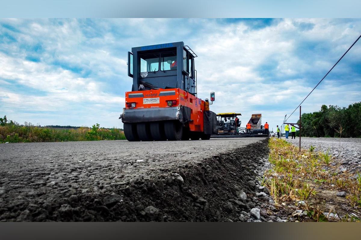 На трассе Н-31 "Днепр – Решетиловка" достраивают 800-метровый участок 8